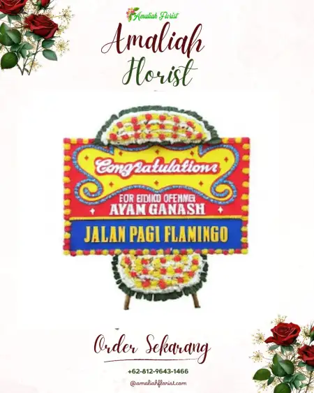 Sewa Papan Bunga Nglumut